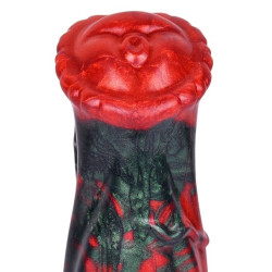 MONSTERED Gode Jofortix 23 x 7cm Noir et Rouge